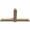 Ekena Millwork Eugene Rough Sawn Timber Gable Bracket, Douglas Fir, 60"W x 32"H x 4"D x 6"F, 13/12 Pitch GBW060X32X0406EUG00RDF - alternate 4